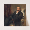 Portrait of Sheep Wool Manufacturer Emil Schwarz (1863-1939) in an Armchair by John Quincy Adams