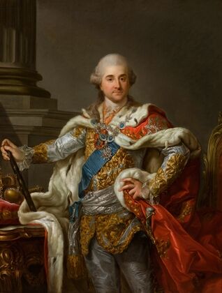 Portrait of Stanislaus Augustus Poniatowski in Coronation Robes
