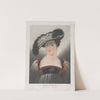 Portrait of Susanna Lunden, wearing wide-brimmed hat with feathers (ca. 1809–35) by Louis Philibert Debucourt