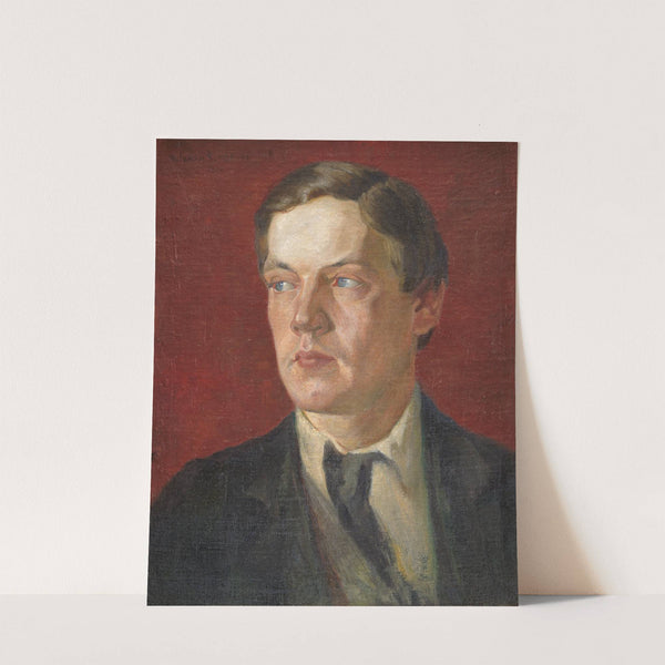 Portrait of Swedish painter Gustaf Wolmar by Johan Rohde