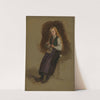 Portrait of Syneve Larsdatter from Vikør (1873) by Adolph Tidemand