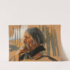 Portrait of Szymon Tatar (1904) by Leon Wyczółkowski