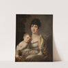Portrait of Teofila Radziwiłł née Morawska (1791–1828) with her son Aleksander Dominik (1808–1859) by Franciszek Ksawery Lampi