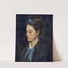 Portrait of Teresita Wearing Blue Bows by Benet Mercadé