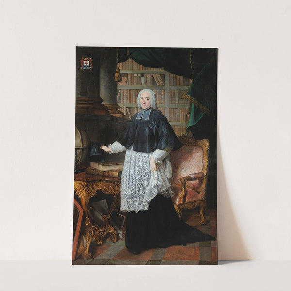 Portrait of the Abbot Dieudonné Chaumont de la Galaisière (1738) by Jacques-André-Joseph Aved