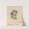 Portrait of the Artist Asa W. Twitchell (1864) by Charles Loring Elliott