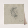 Portrait of the artist G.H. Breitner (1880) by Floris Verster