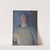 Portrait of the Artist. Lamplight by Niels Larsen Stevns
