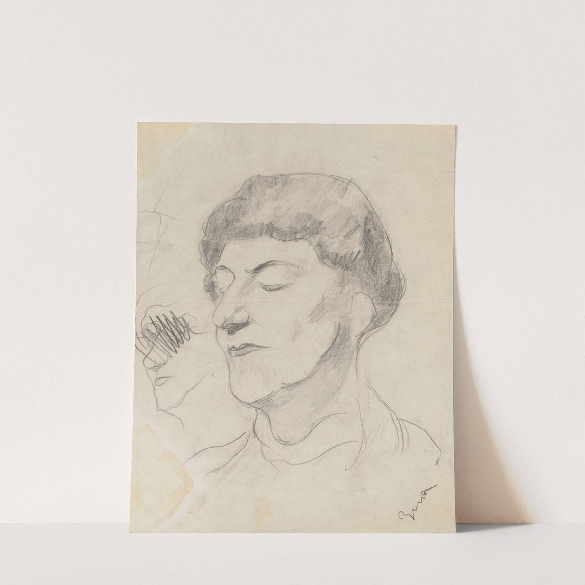 Portrait of the artist’s mother, Michalina Waliszewska by Zygmunt Waliszewski