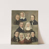 Portrait of the Artist&#039;s Parents, Douwe Martens Teenstra and Barber Hindriks Siccama with Members of the Family by Kornelis Douwes Teenstra