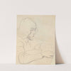 Portrait of the artist’s sister Waleria with a book (1915) by Zygmunt Waliszewski