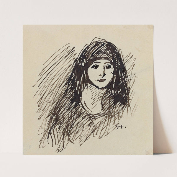 Portrait of the Artist’s Wife by Théophile Alexandre Steinlen