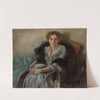 Portrait of the artist&#039;s wife, Leta Czajkowska (ca.1875–1947) by Józef Czajkowski