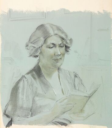 Portrait of the artist’s wife, Lydia Vytchegjanine