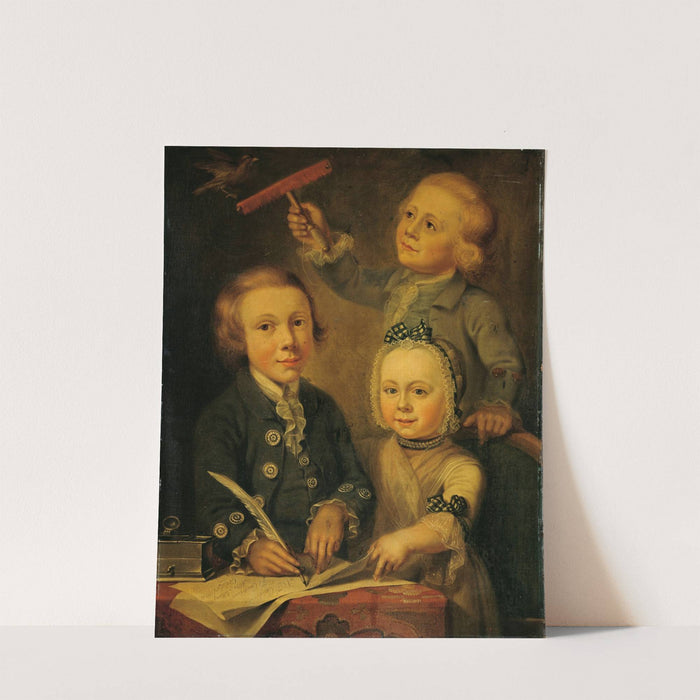 Portrait of the Children of Barend Goudriaan (1776) by Cornelis Van Cuylenburgh II