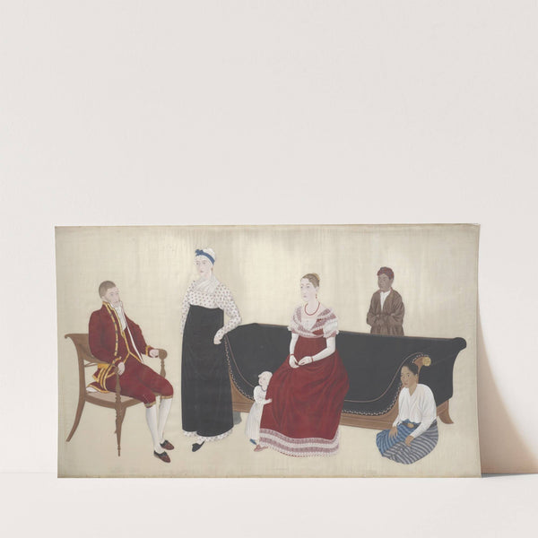 Portrait of the Cock Blomhoff Family (1817) by Ishizaki Yushi