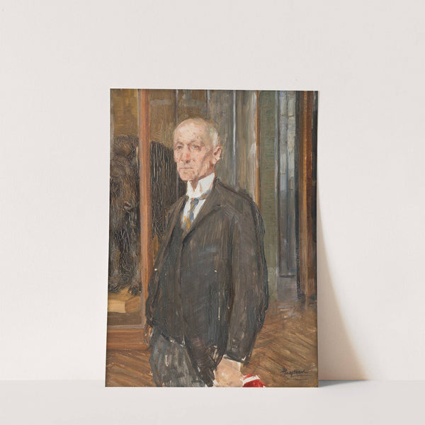 Portrait of the director Hans Rebel in the Natural History Museum by Josef Engelhart