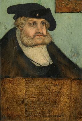 Portrait of The Elector Frederick III The Wise of Saxony (1463-1525) (1532)