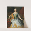 Portrait Of The Empress Maria Theresia, Queen Of Hungary And Bohemia, With The Bohemian And The Archducal Crown by Martin van Meytens