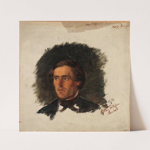 Portrait of the Farmer Østen Tollefsen from Sandaak (1857) by Adolph Tidemand