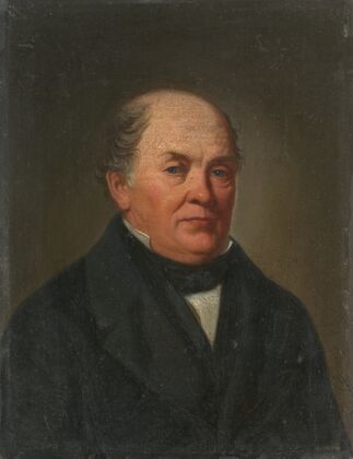 Portrait of the Glass Merchant, Johann Spiegelhalder (1858)