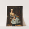 Portrait of the grand mother of the artist by Gaston Célarié
