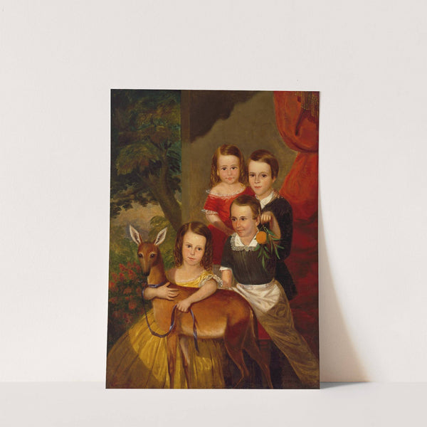 Portrait of the Jones Children of Galveston by Thomas Flintoff