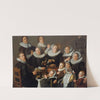 Portrait of the painter Andries van Bochoven and his family by Andries van Bochoven