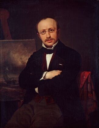 Portrait of the painter Anton Melbye