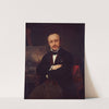 Portrait of the painter Anton Melbye by Ditlev Blunck