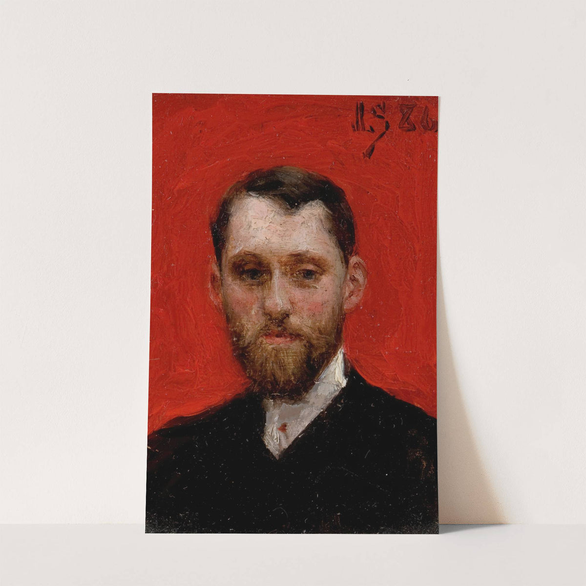 Portrait of the Painter Charles Theriat by Julius Leblanc Stewart