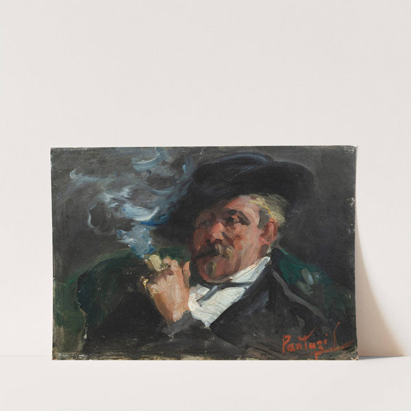 Portrait of the painter Guillaume Vogels (1836-1896) by Pericles Pantazis