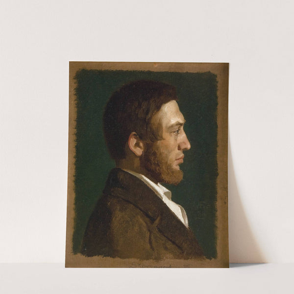 Portrait of the Painter P.C. Skovgaard (1845) by Lorenz Frølich