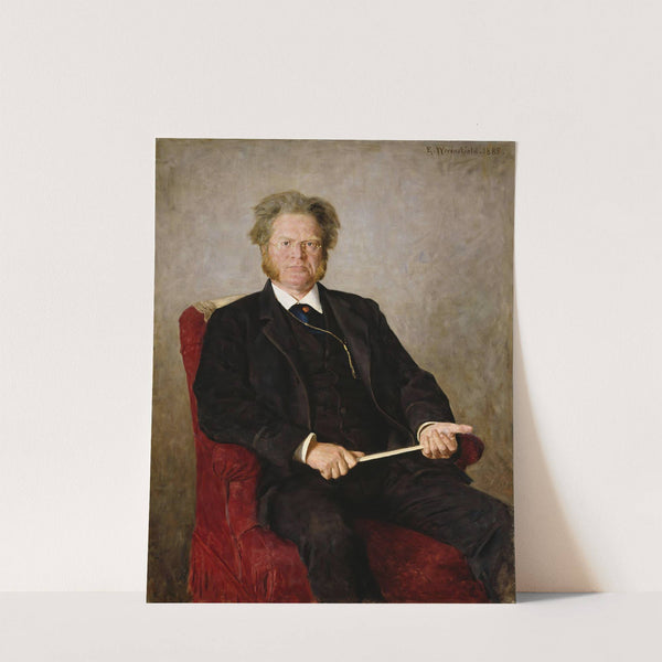 Portrait of the Poet Bjørnstjerne Bjørnson by Erik Werenskiold