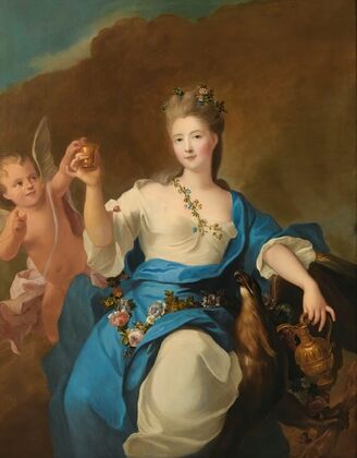 Portrait of the Princess de Beauvau-Craon, probably Anne-Marguerite-Gabrielle (1707-1792) as Hebe — size preview