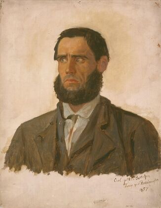 Portrait of the Prisoner Carl Gustav Svendsen (1857)