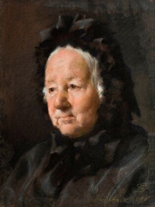 Portrait of the Reverend’s wife Mrs. Tidemand