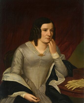 Portrait of the Wife (of Friedrich Helmle) (1840 - 1845)