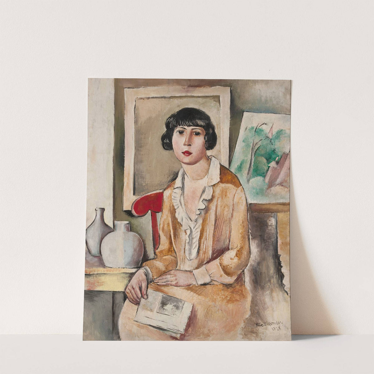 Portrait of the wife (1928) by Wacław Wąsowicz