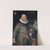 Portrait of Théodore Agrippa d&#039;Aubigné by Bartholomäus Sarburgh