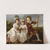 Portrait Of Three Children by Angelica Kauffmann