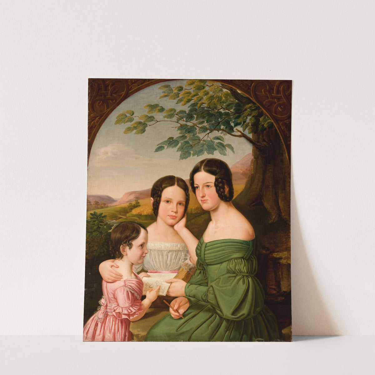 Portrait of Three Sisters from the Hausner Family by Tomasz Tyrowicz