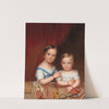 Portrait of Two Children of the Clemens Bachofen von Echt Family by Joseph Weidner