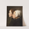 Portrait of Two Girls by Continental School