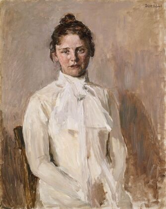 Portrait of Valborg Nicolaysen, the Artist’s Sister