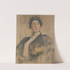 Portrait Of Veronika Abegg-Werefkin by Ilya Efimovich Repin