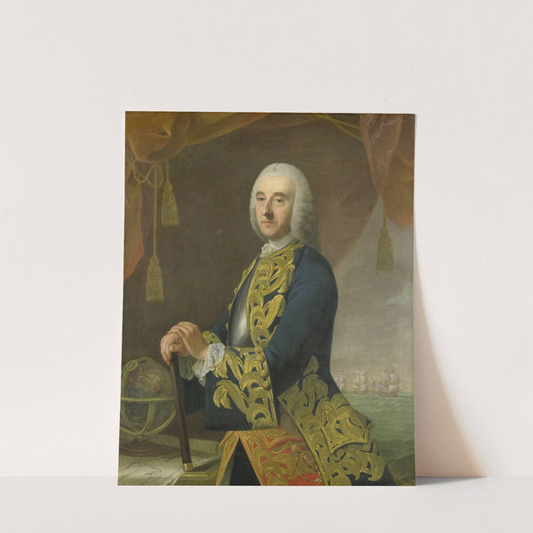 Portrait of Vice-Admiral Hendrik Lijnslager, Son of Harmen Lijnslager and Judith Allijn by Guillaume de Spinny