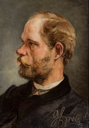 Portrait of Walery Gadomski, sculptor
