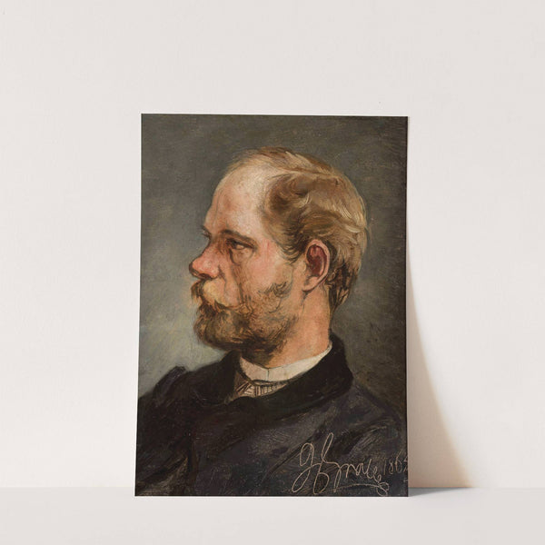 Portrait of Walery Gadomski, sculptor by Andrzej Grabowski