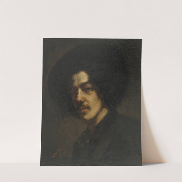 Portrait of Whistler with a Hat (1857-1859) by James Abbott McNeill Whistler